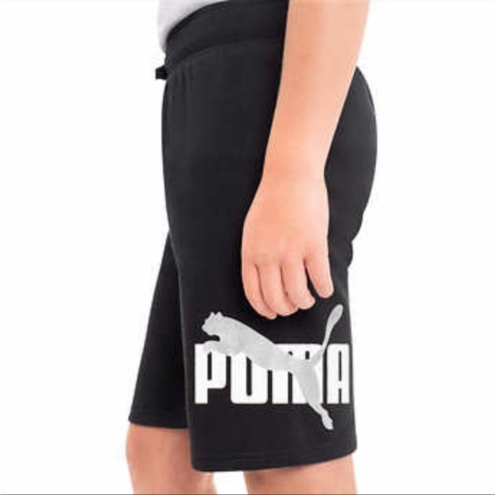 2 Pack Puma Short Boys New With Tag Grey and Black - Picture 5 of 7